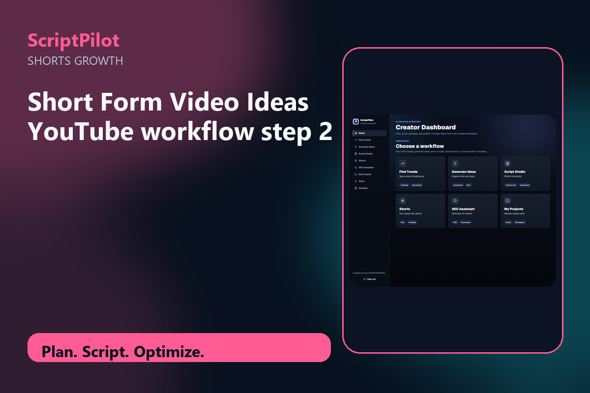 Edited ScriptPilot screenshot for build one clear content promise