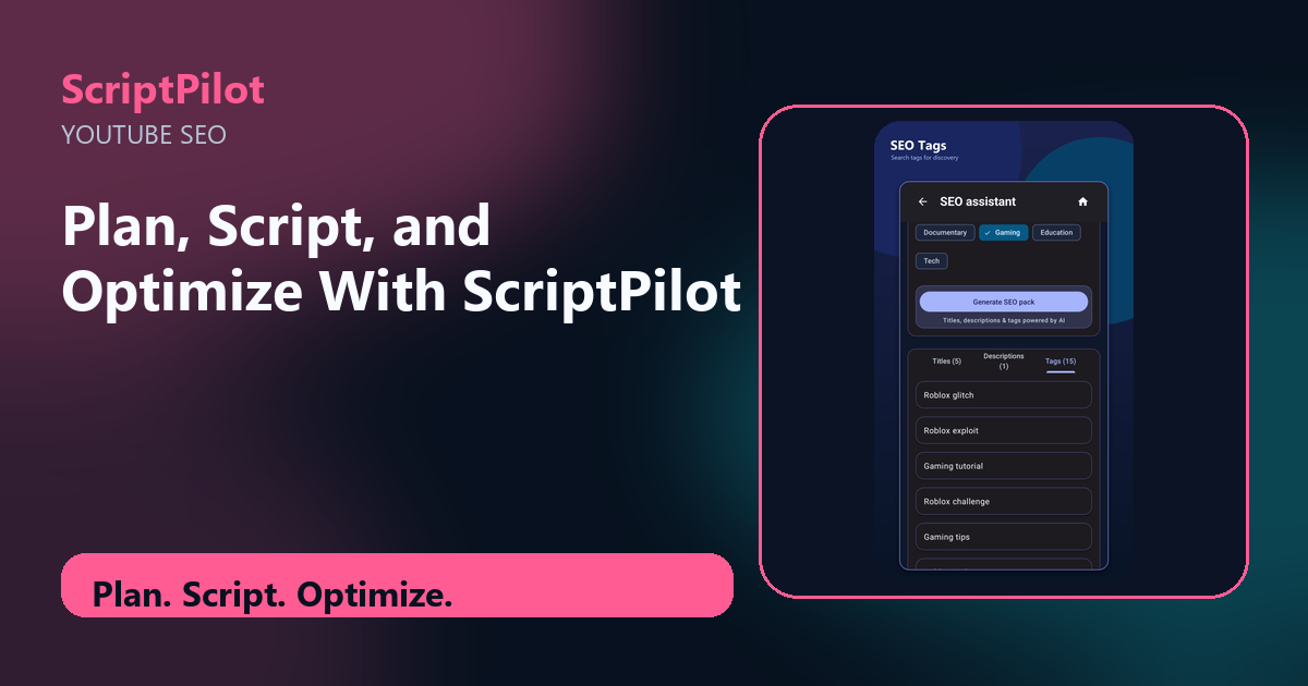 ScriptPilot CTA summary graphic