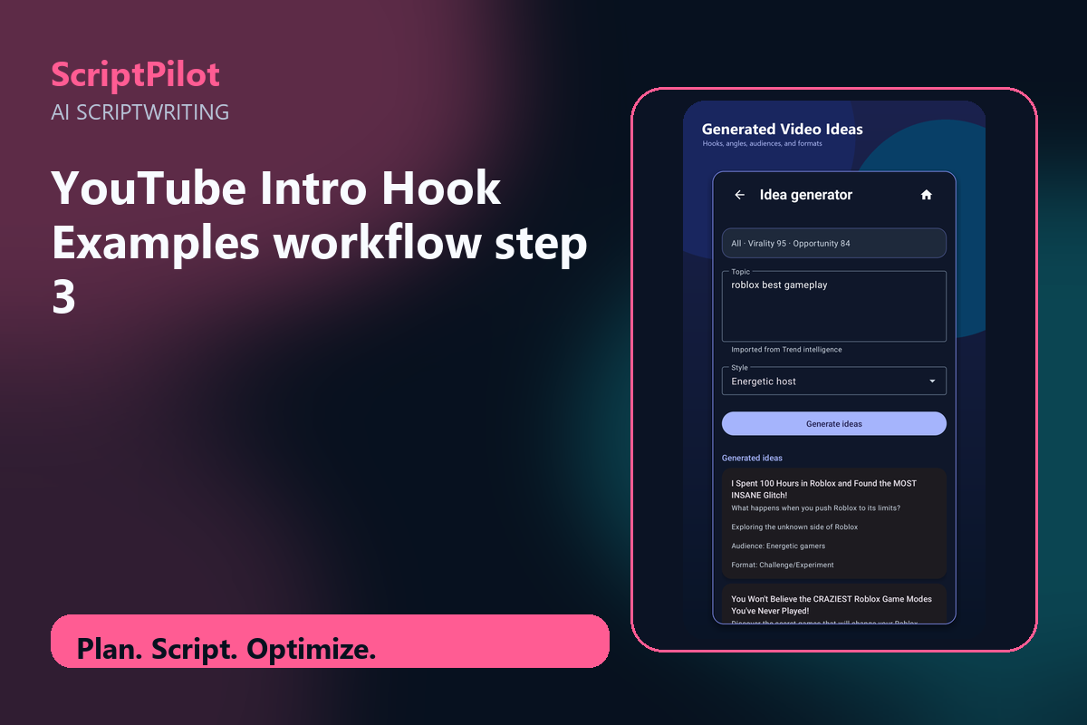 Edited ScriptPilot screenshot for use screenshots as workflow proof