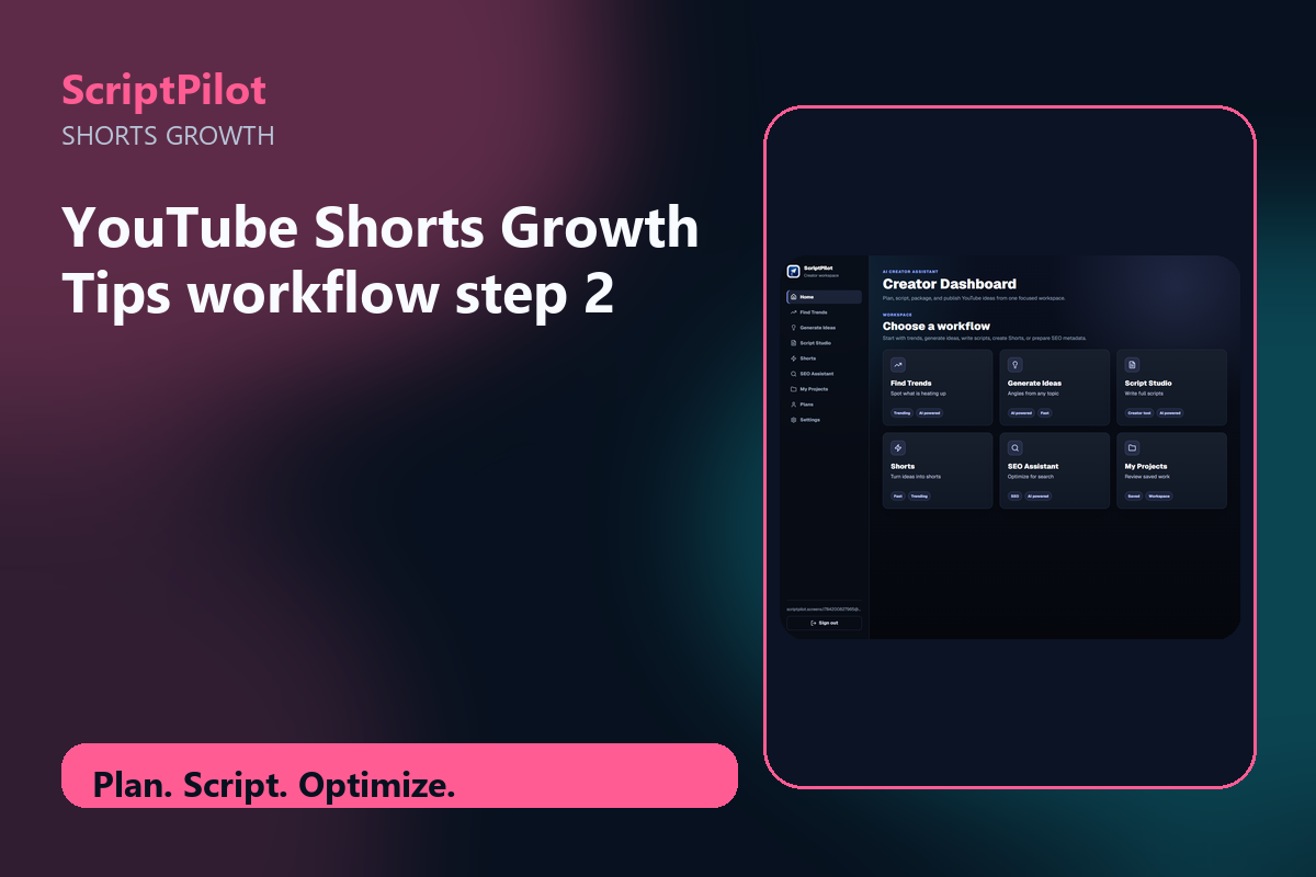 Edited ScriptPilot screenshot for build one clear content promise