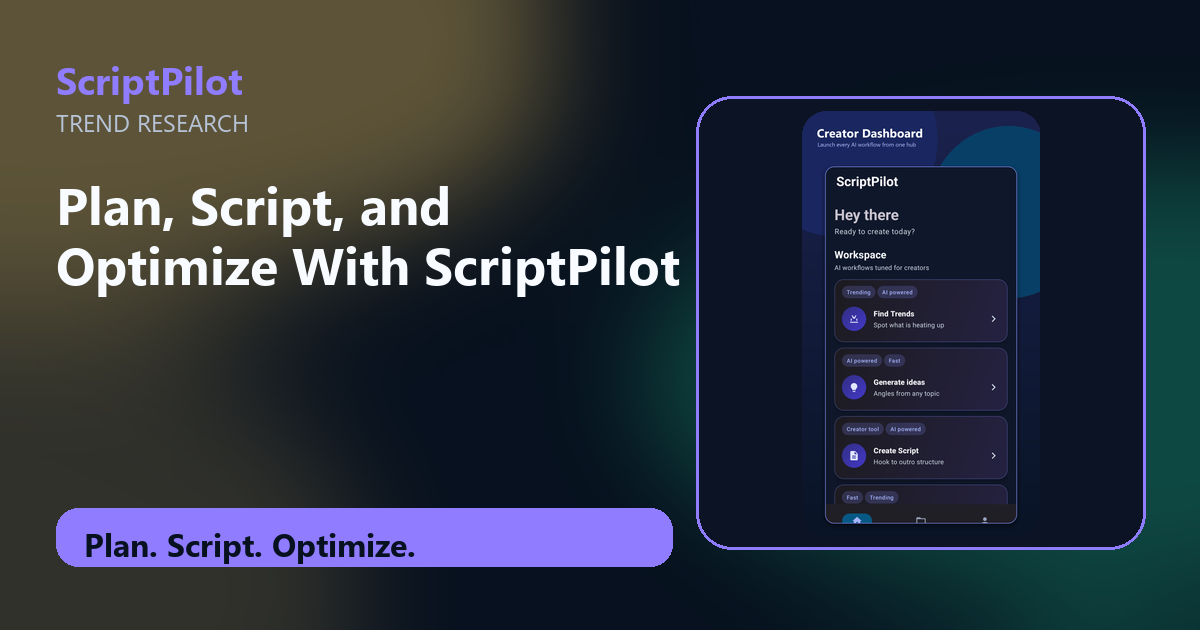 ScriptPilot CTA summary graphic